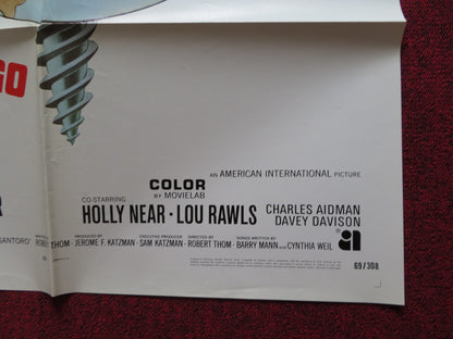 ANGEL, ANGEL DOWN WE GO FOLDED US ONE SHEET POSTER JENNIFER JONES 1969 - Rendezvous Cinema