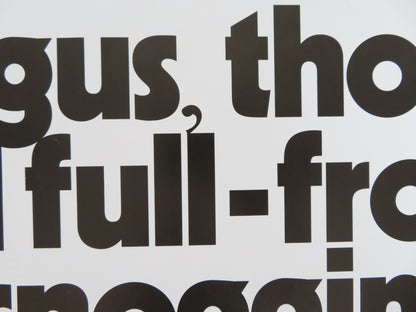 ANGUS, THONGS AND FULL-FRONTAL SNOGGING - B UK QUAD (30"x 40") ROLLED POSTER '08 - Rendezvous Cinema