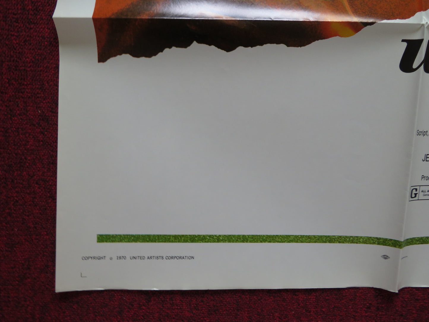 THE WILD CHILD FOLDED US ONE SHEET POSTER JEAN-PIERRE CARGOL 1970 - Rendezvous Cinema