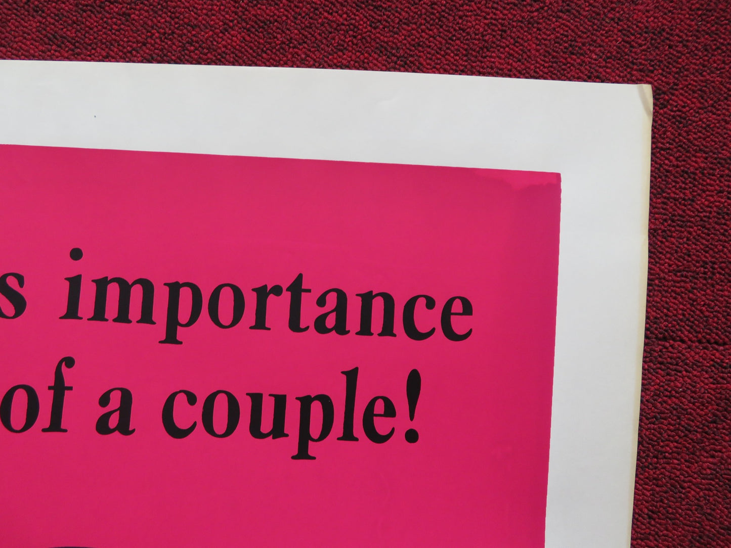 LE MARIAGE PARFAIT FOLDED US ONE SHEET POSTER FRANK NOSSACK INGRID BACK 1970 - Rendezvous Cinema