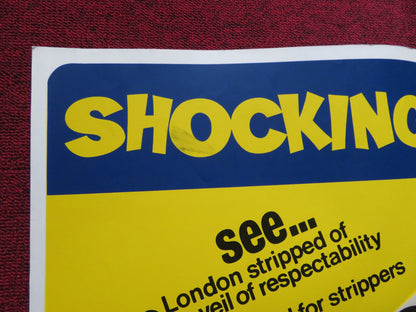 PRIMITIVE LONDON FOLDED US ONE SHEET POSTER DAVID GELL MACDONALD HOBLEY 1970 - Rendezvous Cinema