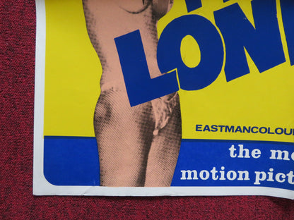 PRIMITIVE LONDON FOLDED US ONE SHEET POSTER DAVID GELL MACDONALD HOBLEY 1970 - Rendezvous Cinema