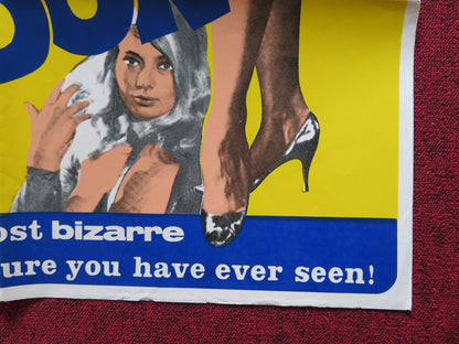 PRIMITIVE LONDON FOLDED US ONE SHEET POSTER DAVID GELL MACDONALD HOBLEY 1970 - Rendezvous Cinema