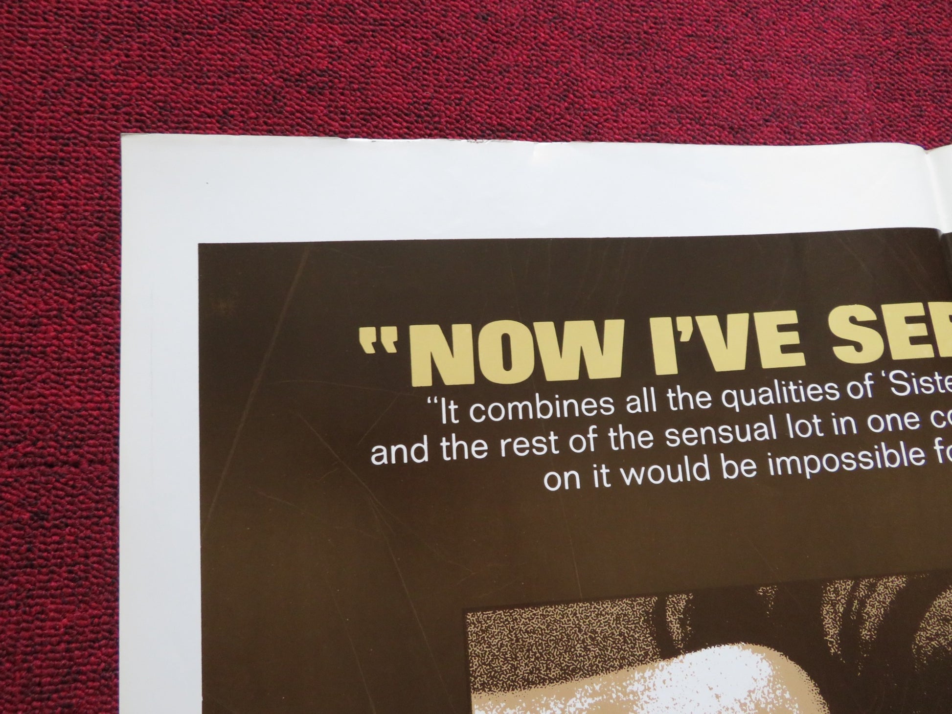 TO INGRID, MY LOVE, LISA FOLDED US ONE SHEET POSTER GUNILLA IVANSSON 1970 - Rendezvous Cinema