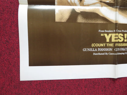 TO INGRID, MY LOVE, LISA FOLDED US ONE SHEET POSTER GUNILLA IVANSSON 1970 - Rendezvous Cinema