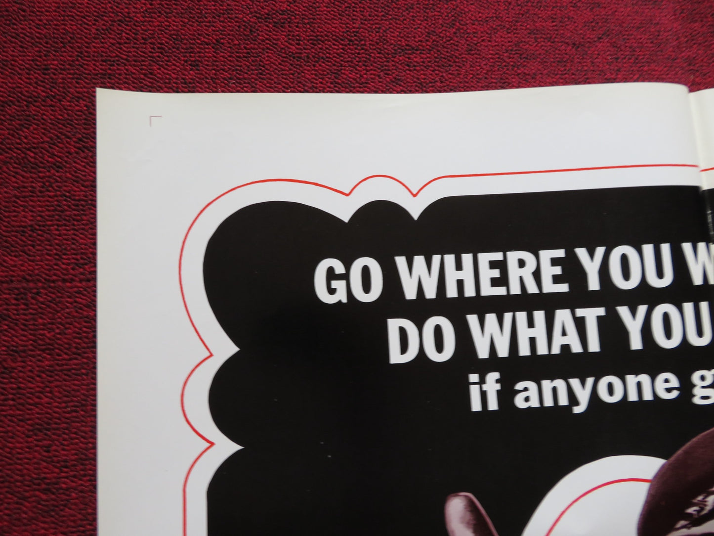 EXPLOSION FOLDED US ONE SHEET POSTER DON STROUD GORDON THOMSON 1970 - Rendezvous Cinema