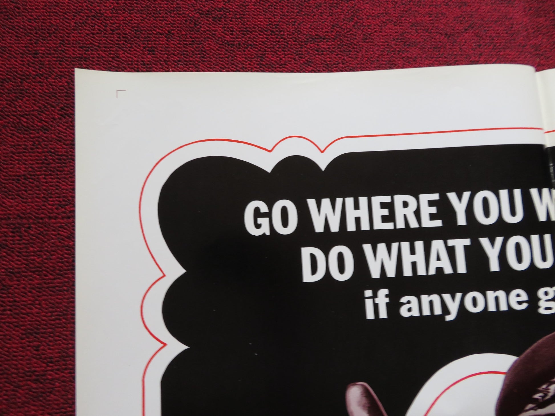 EXPLOSION FOLDED US ONE SHEET POSTER DON STROUD GORDON THOMSON 1970 - Rendezvous Cinema