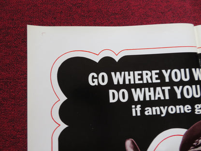 EXPLOSION FOLDED US ONE SHEET POSTER DON STROUD GORDON THOMSON 1970 - Rendezvous Cinema