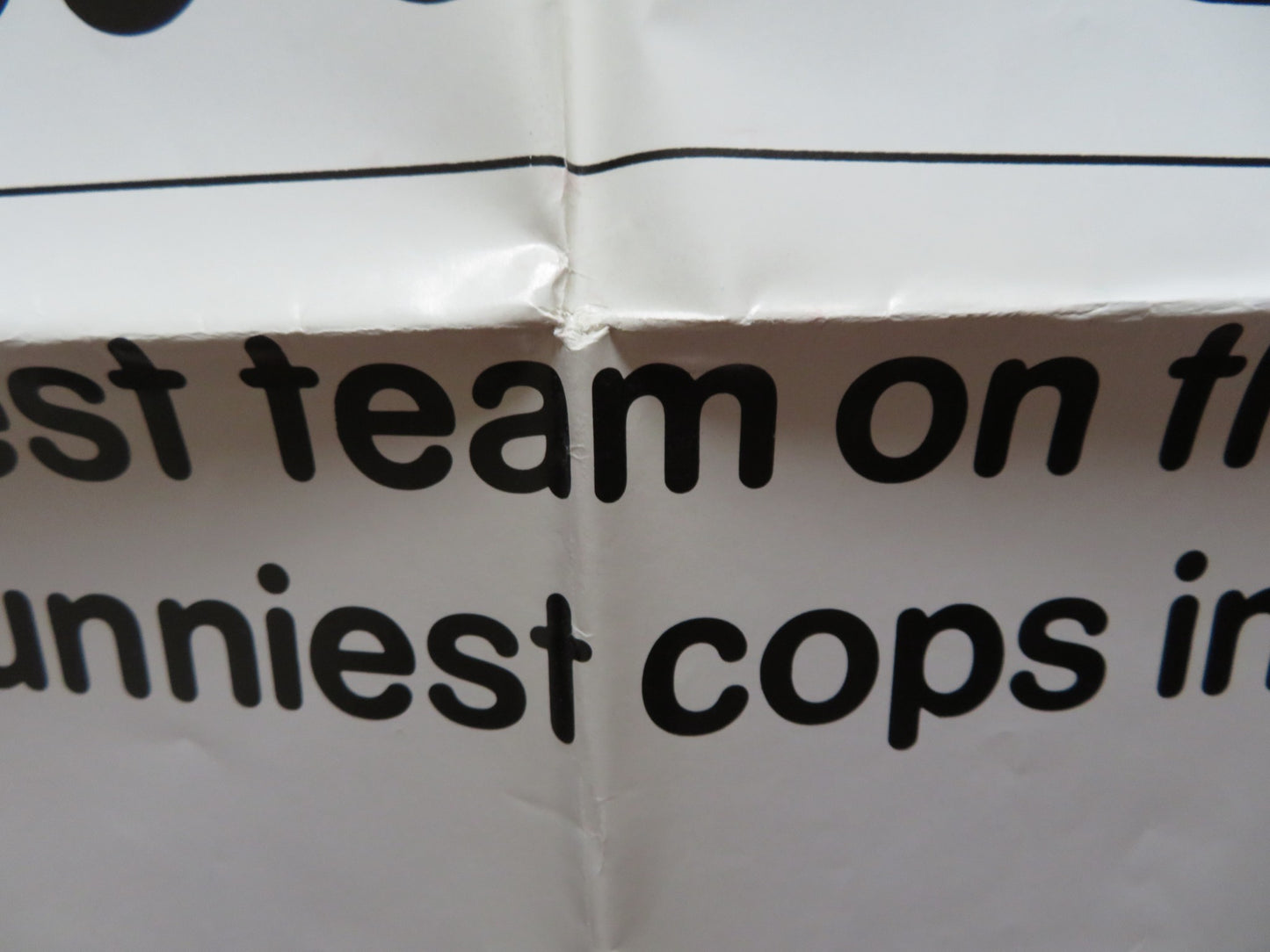 PARTNERS FOLDED US ONE SHEET POSTER RYAN O'NEAL JOHN HURT 1982 - Rendezvous Cinema