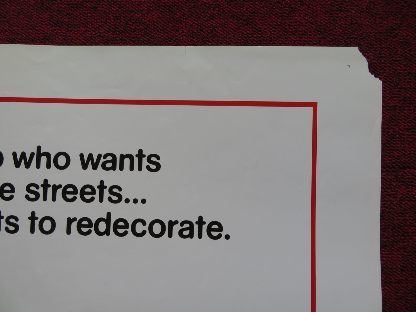 PARTNERS FOLDED US ONE SHEET POSTER RYAN O'NEAL JOHN HURT 1982 - Rendezvous Cinema