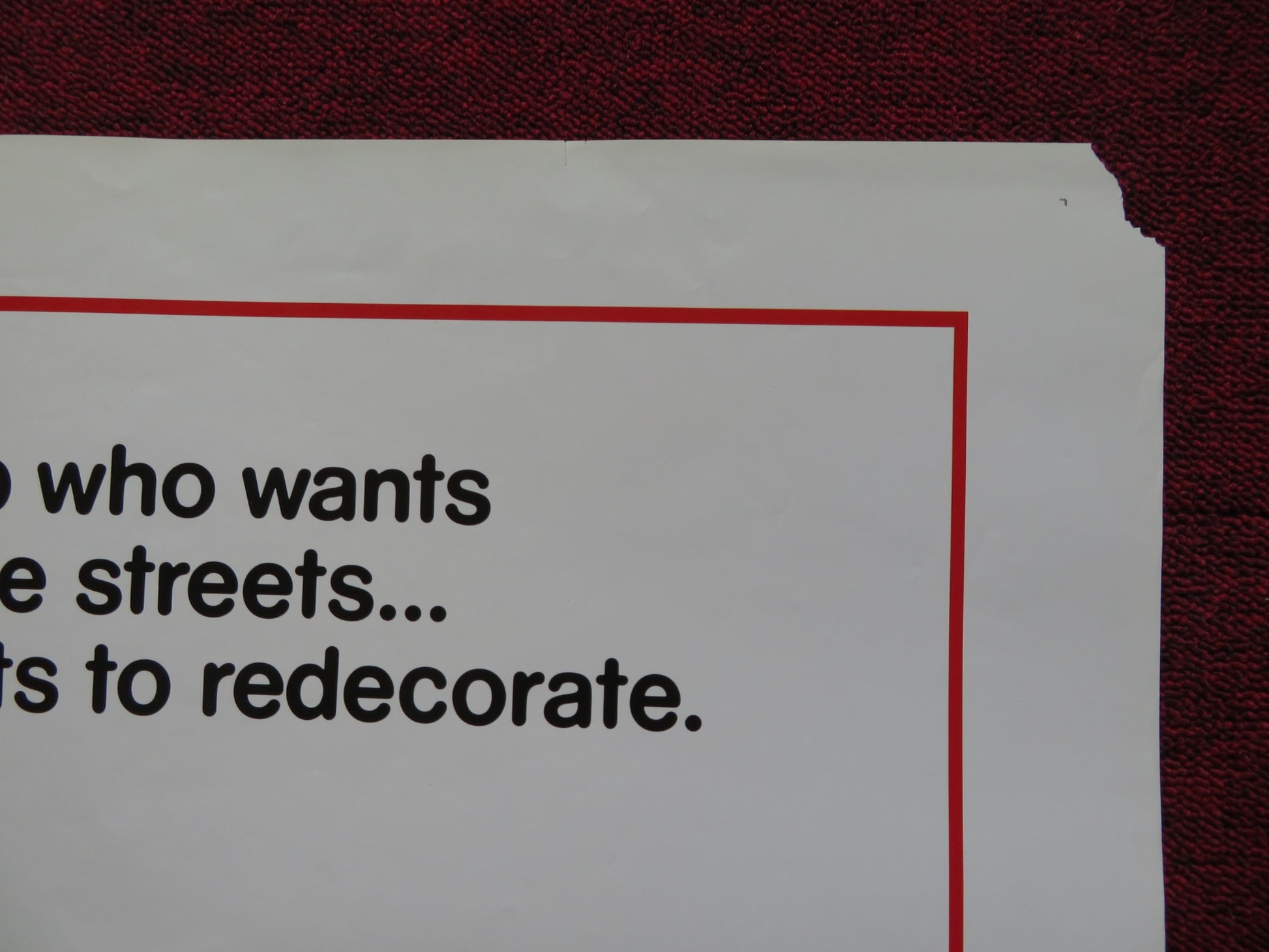 PARTNERS FOLDED US ONE SHEET POSTER RYAN O'NEAL JOHN HURT 1982 - Rendezvous Cinema