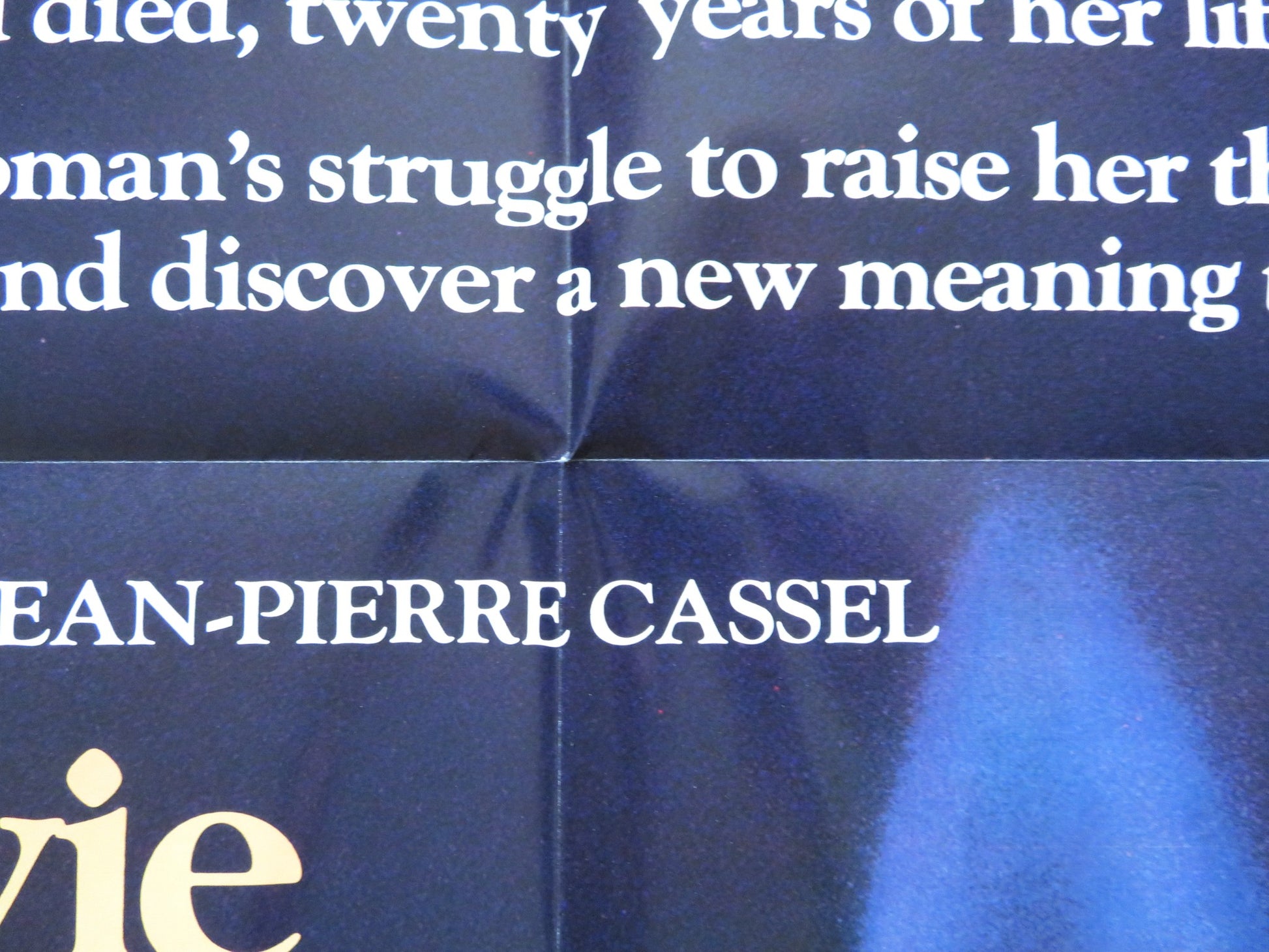 LA VIE CONTINUE FOLDED US ONE SHEET POSTER ANNIE GIRARDOT JEAN-PIERRE CASSEL '82 - Rendezvous Cinema