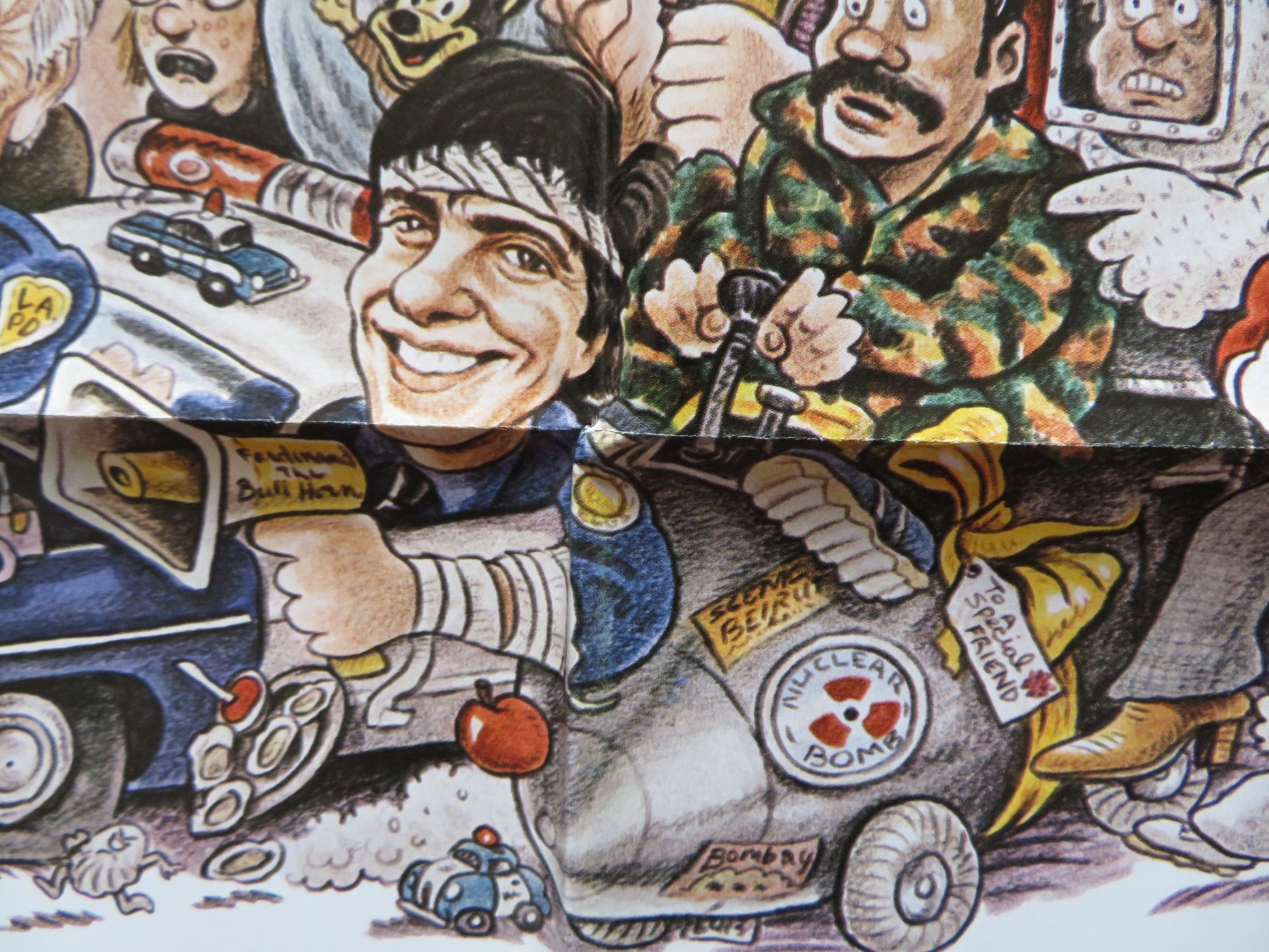 NATIONAL LAMPOON'S MOVIE MADNESS FOLDED US ONE SHEET POSTER PETER RIEGERT 1982 - Rendezvous Cinema