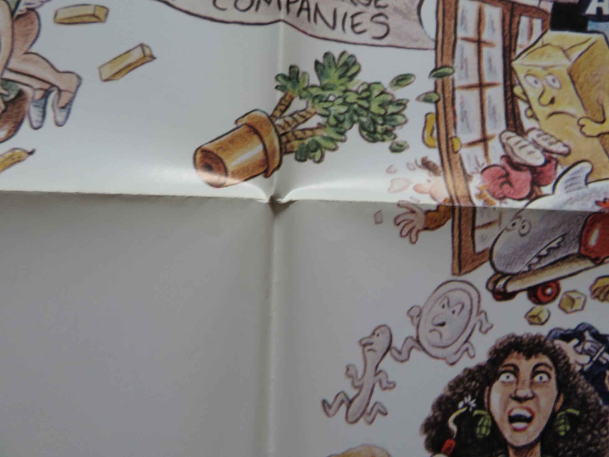 NATIONAL LAMPOON'S MOVIE MADNESS FOLDED US ONE SHEET POSTER PETER RIEGERT 1982 - Rendezvous Cinema