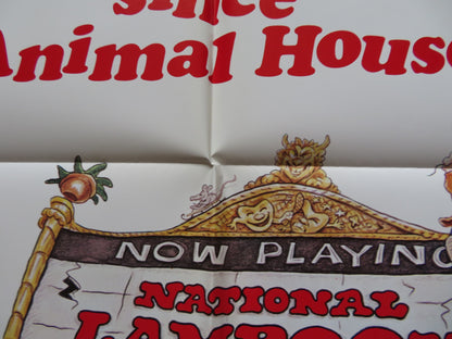 NATIONAL LAMPOON'S MOVIE MADNESS FOLDED US ONE SHEET POSTER PETER RIEGERT 1982 - Rendezvous Cinema