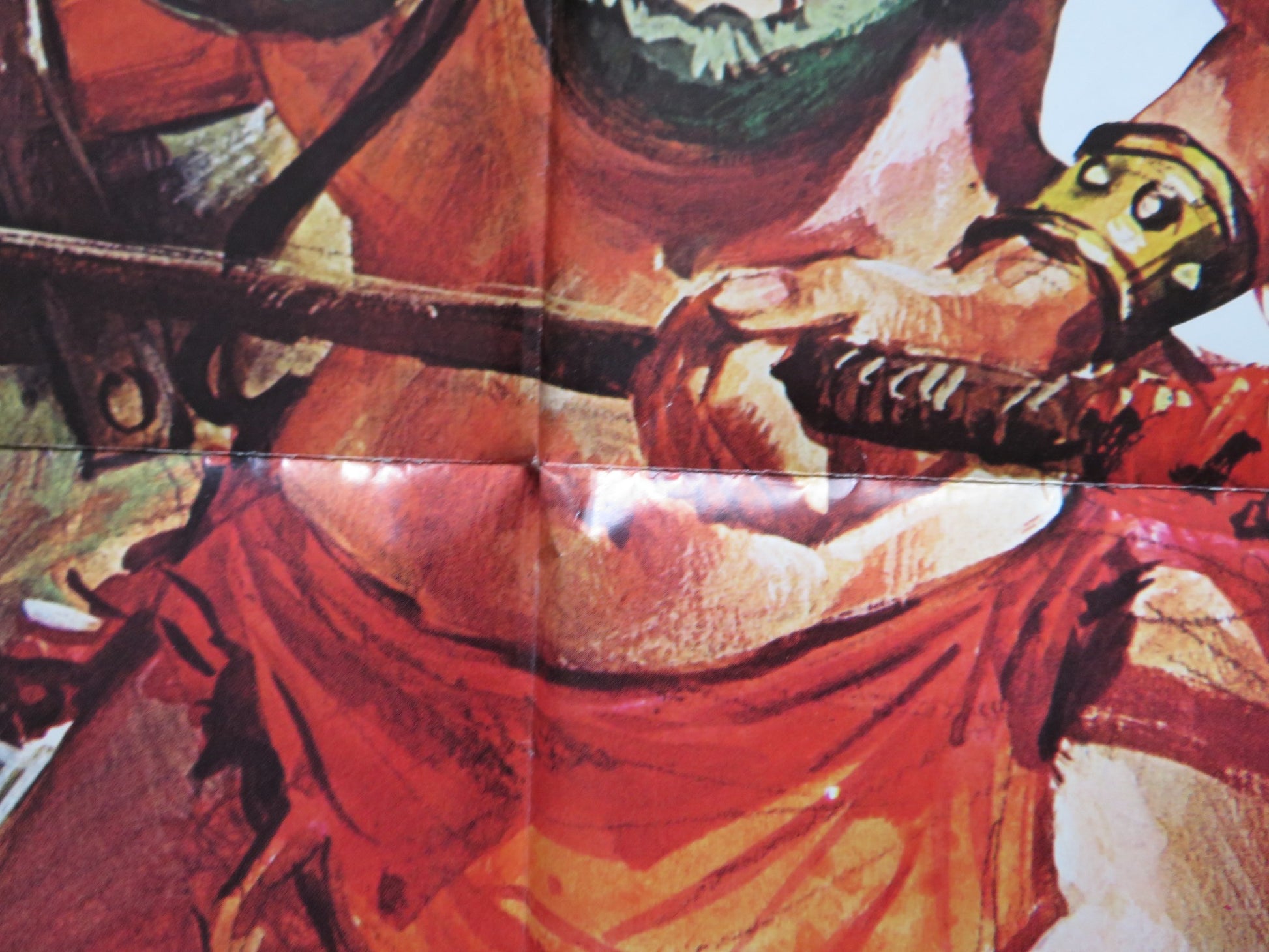 BATTLE OF THE AMAZONS FOLDED US ONE SHEET POSTER LINCOLN TATE LUCRETIA LOVE 1973 - Rendezvous Cinema