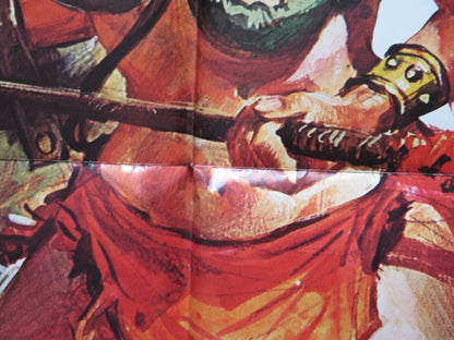 BATTLE OF THE AMAZONS FOLDED US ONE SHEET POSTER LINCOLN TATE LUCRETIA LOVE 1973 - Rendezvous Cinema