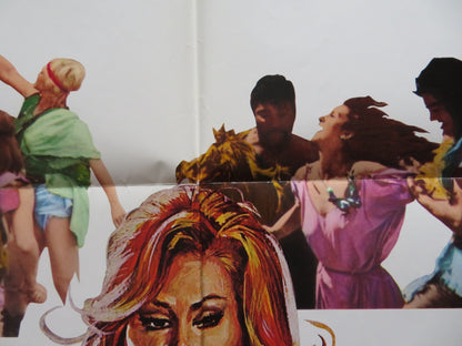 BATTLE OF THE AMAZONS FOLDED US ONE SHEET POSTER LINCOLN TATE LUCRETIA LOVE 1973 - Rendezvous Cinema