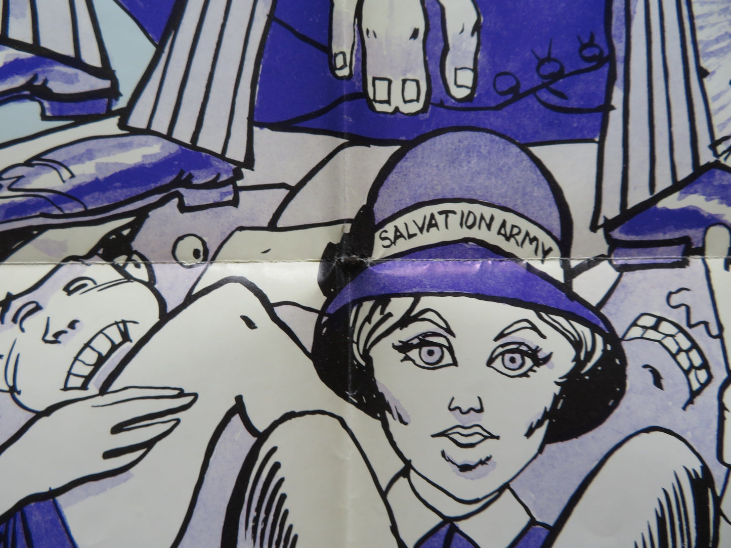 EVEN ANGELS EAT BEANS FOLDED US ONE SHEET POSTER GIULIANO GEMMA BUD SPENCER 1973 - Rendezvous Cinema