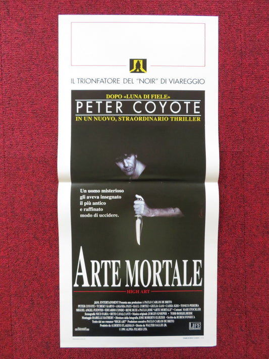 ARTE MORTALE ITALIAN LOCANDINA POSTER PETER COYOTE TCHEKY KARYO 1993 - Rendezvous Cinema
