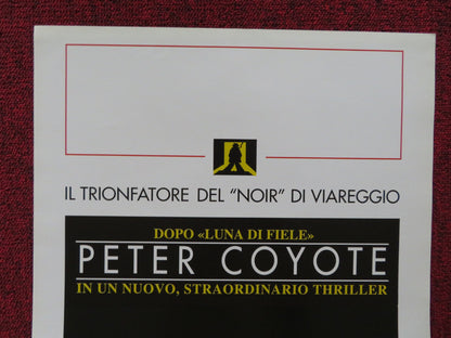 ARTE MORTALE ITALIAN LOCANDINA POSTER PETER COYOTE TCHEKY KARYO 1993 - Rendezvous Cinema