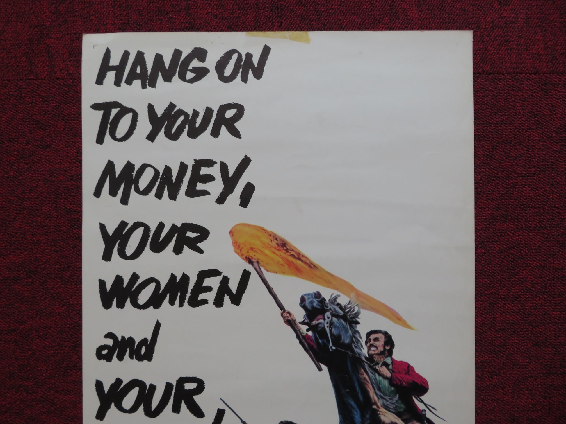 THE DESPERADOS US INSERT (14"x 36") POSTER JACK PALANCE VINCE EDWARDS 1969 - Rendezvous Cinema