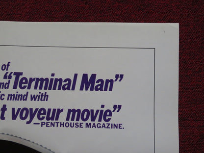 EXTREME CLOSE-UP FOLDED US ONE SHEET POSTER JIM MCMULLAN KATHERINE WOODVILLE '73 - Rendezvous Cinema