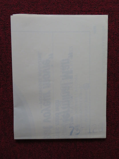 EXTREME CLOSE-UP FOLDED US ONE SHEET POSTER JIM MCMULLAN KATHERINE WOODVILLE '73 - Rendezvous Cinema