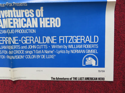 THE LAST AMERICAN HERO - STYLE B FOLDED US ONE SHEET POSTER JEFF BRIDGES 1973 - Rendezvous Cinema