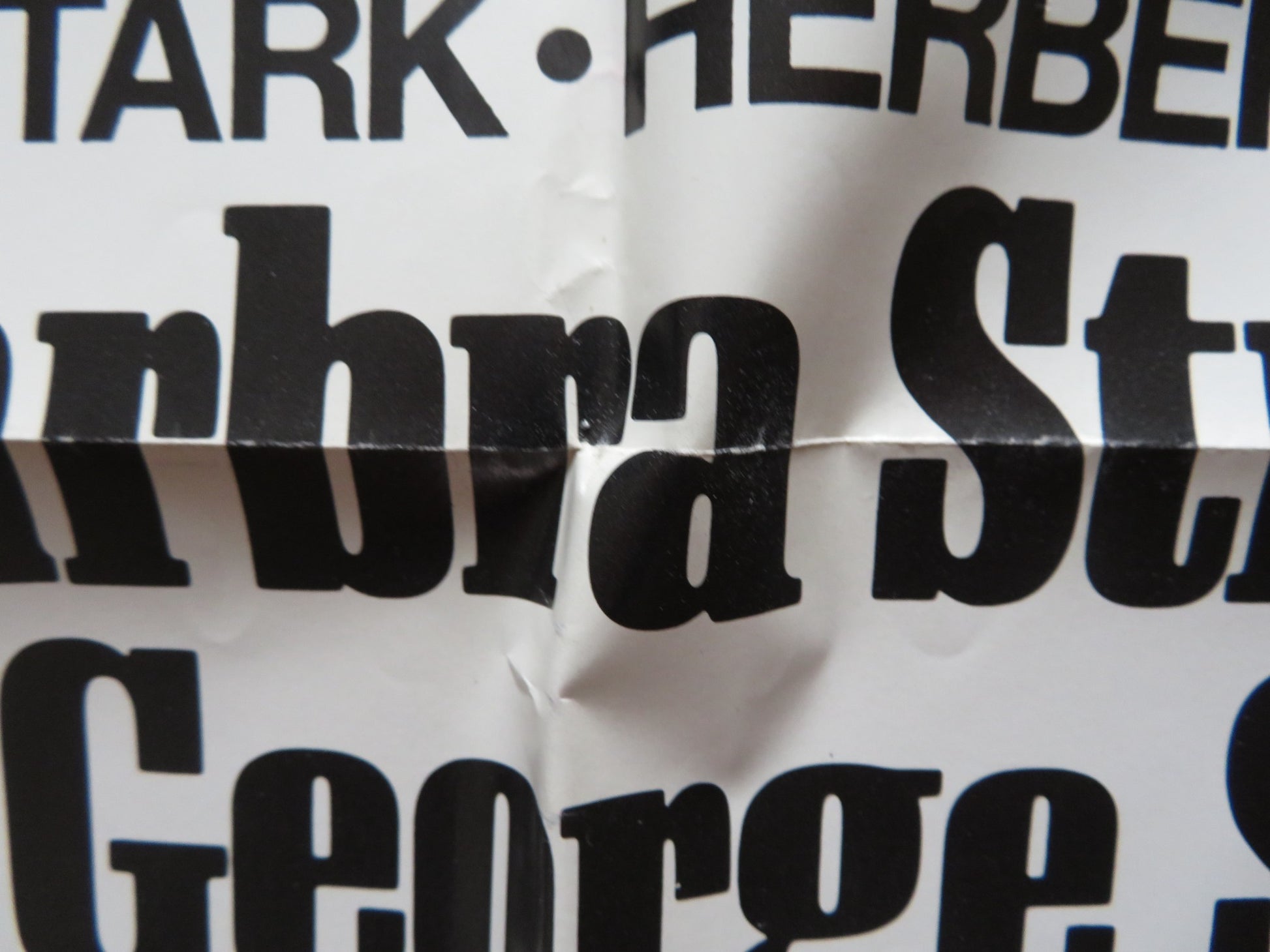 THE OWL AND THE PUSSYCAT FOLDED US ONE SHEET POSTER BARBRA STRIESAND 1973 - Rendezvous Cinema