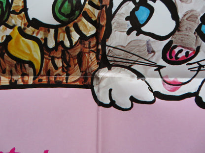 THE OWL AND THE PUSSYCAT FOLDED US ONE SHEET POSTER BARBRA STRIESAND 1973 - Rendezvous Cinema