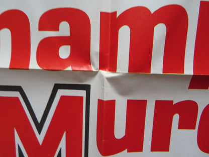 THE CHAMPAGNE MURDERS FOLDED US ONE SHEET POSTER ANTHONY PERKINS M. RONET 1967 - Rendezvous Cinema