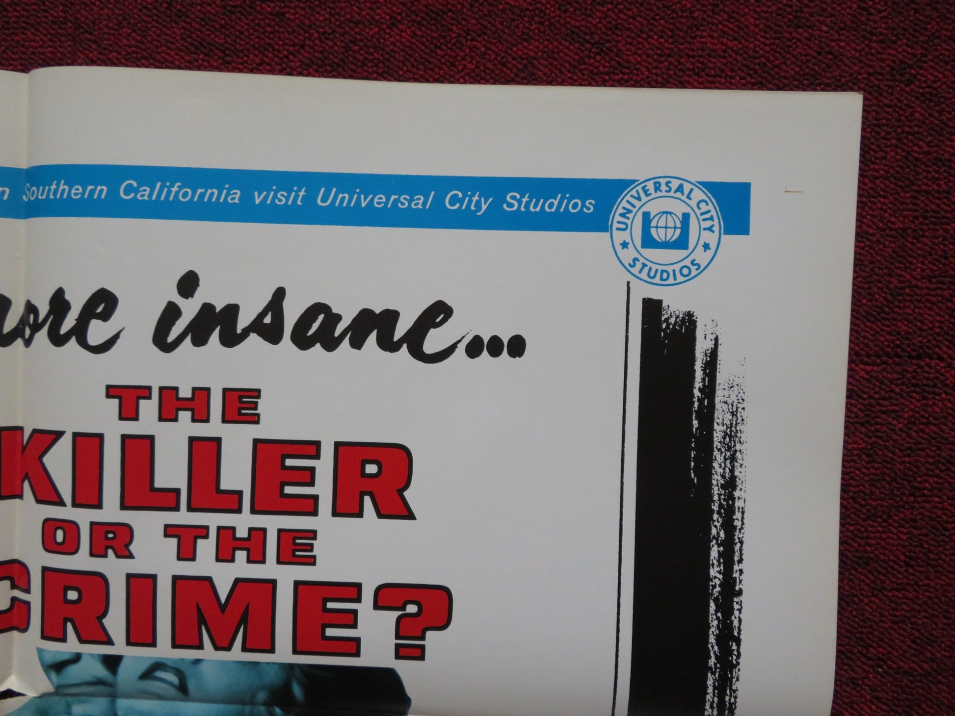 THE CHAMPAGNE MURDERS FOLDED US ONE SHEET POSTER ANTHONY PERKINS M. RONET 1967 - Rendezvous Cinema
