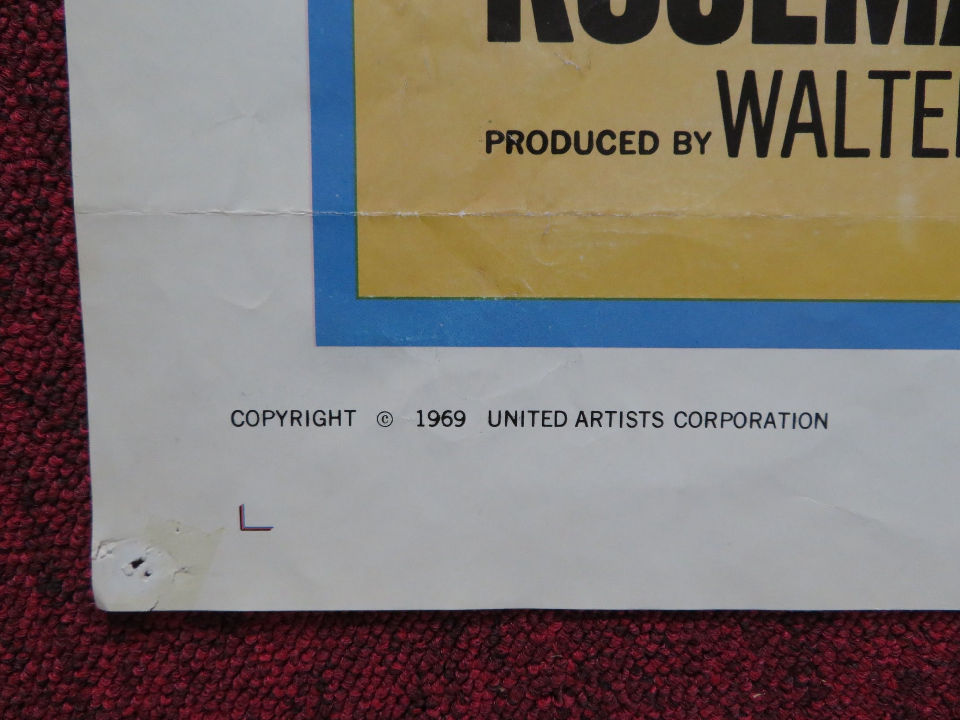 SOME KIND OF A NUT FOLDED US ONE SHEET POSTER DICK VAN DYKE ANGIE DICKINSON 1969 - Rendezvous Cinema