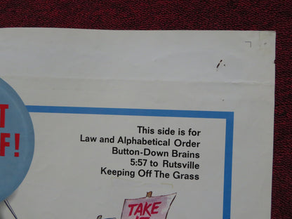 SOME KIND OF A NUT FOLDED US ONE SHEET POSTER DICK VAN DYKE ANGIE DICKINSON 1969 - Rendezvous Cinema