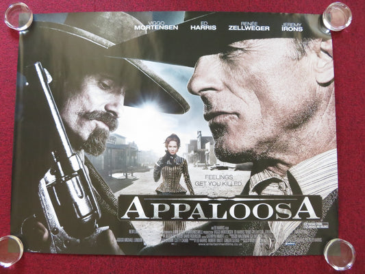 APPALOOSA UK QUAD (30"x 40") ROLLED POSTER ED HARRIS VIGGO MORTENSEN 2008 - Rendezvous Cinema