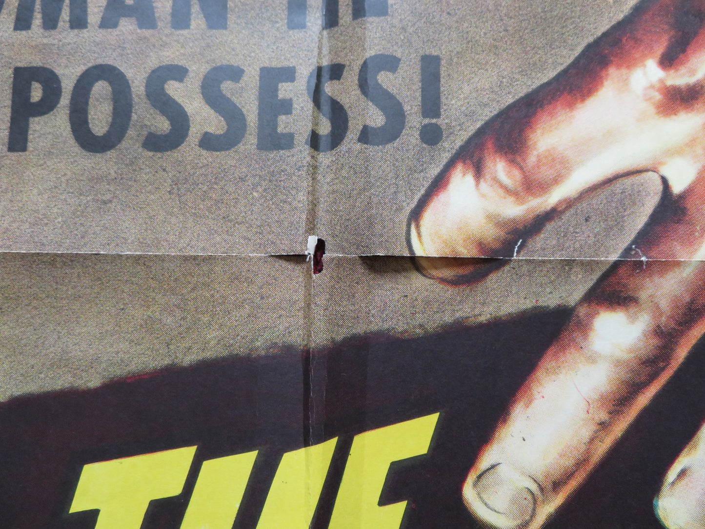 THE NOTORIOUS MR MONKS FOLDED US ONE SHEET POSTER VERA RALSTON DON KELLY 1958 - Rendezvous Cinema