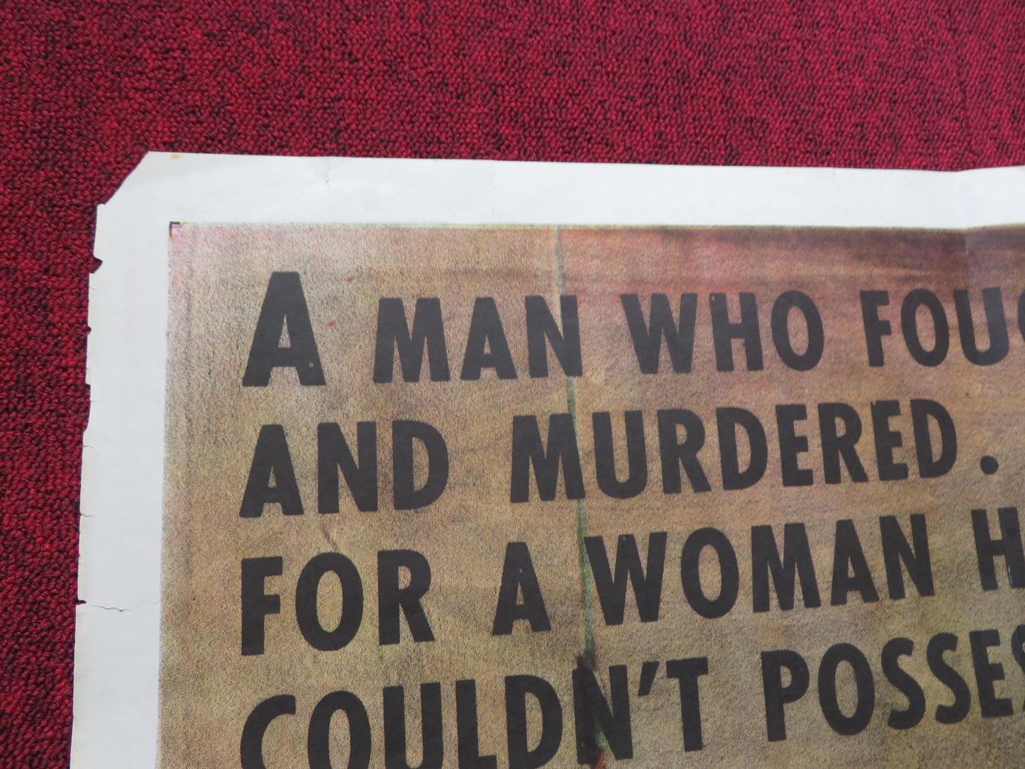 THE NOTORIOUS MR MONKS FOLDED US ONE SHEET POSTER VERA RALSTON DON KELLY 1958 - Rendezvous Cinema