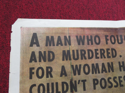 THE NOTORIOUS MR MONKS FOLDED US ONE SHEET POSTER VERA RALSTON DON KELLY 1958 - Rendezvous Cinema