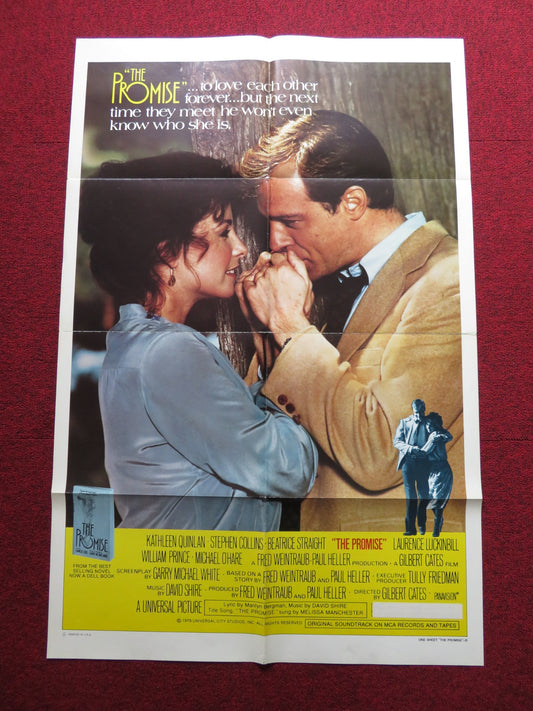 THE PROMISE STYLE B FOLDED US ONE SHEET POSTER KATHLEEN QUINLAN S. COLLINS 1979 - Rendezvous Cinema