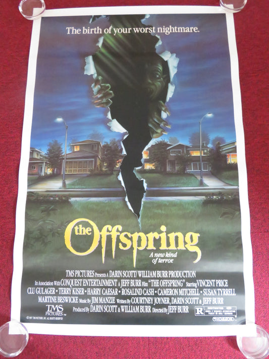 THE OFFSPRING US ONE SHEET ROLLED POSTER VINCENT PRICE CLU GULAGER 1987