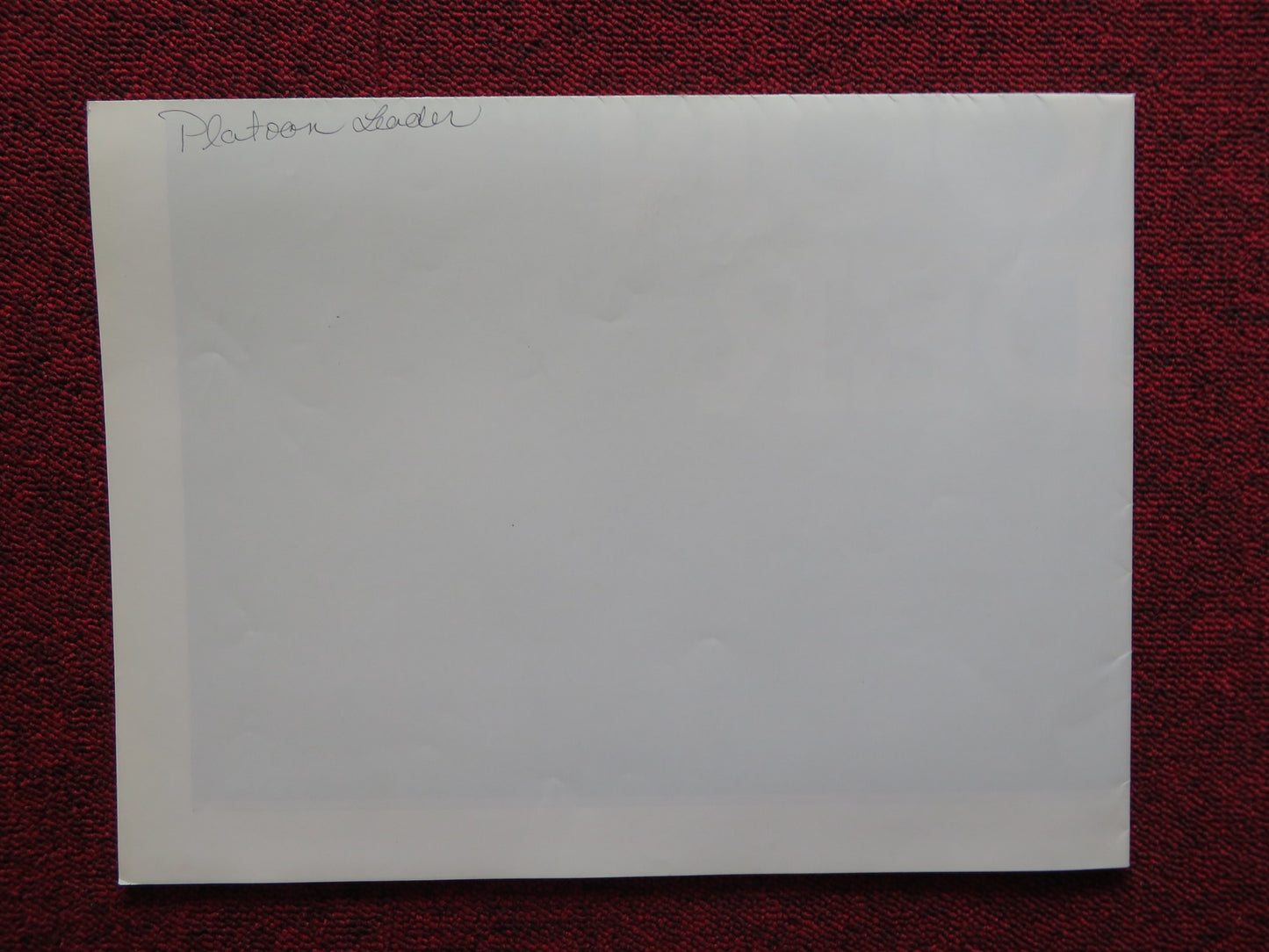 PLATOON LEADER- CANNON FOLDED US ONE SHEET POSTER MICHAEL DUDIKOFF 1988 - Rendezvous Cinema