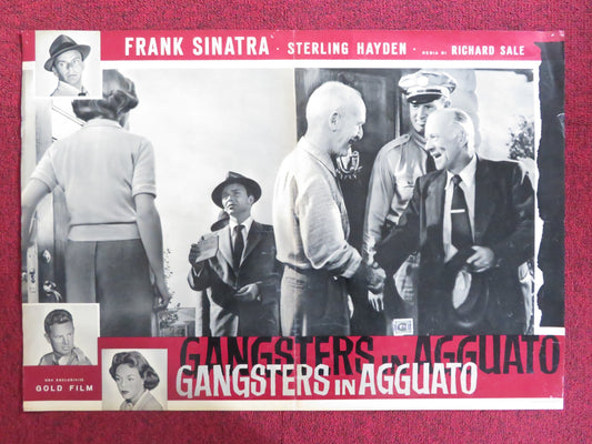 SUDDENLY - A ITALIAN FOTOBUSTA POSTER FRANK SINATRA STERLING HAYDEN 1954