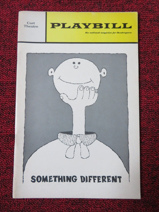 PLAYBILL SOMETHING DIFFERENT 1968