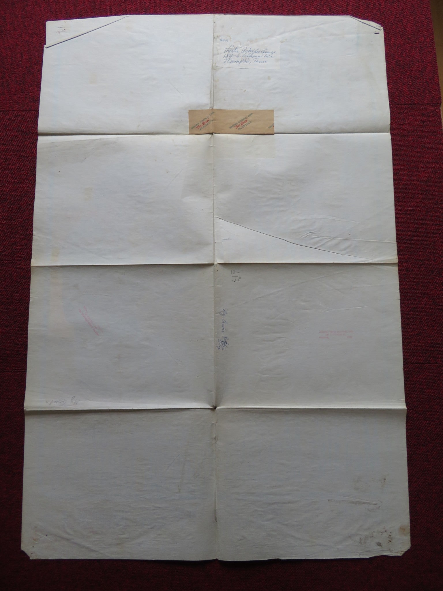 MY GEISHA FOLDED US ONE SHEET POSTER SHIRLEY MACLAINE YVE MONTAND 1962 - Rendezvous Cinema