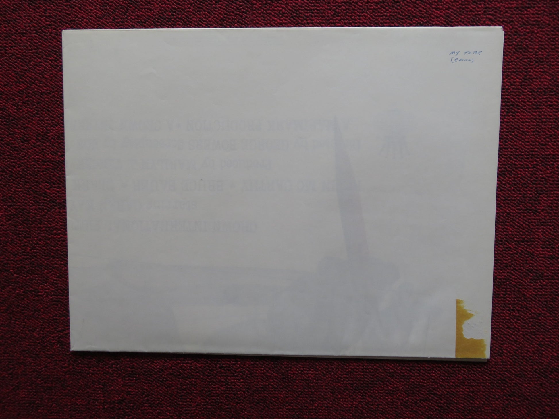 MY TUTOR FOLDED US ONE SHEET POSTER CAREN KAYE MATT LATTANZI 1983 - Rendezvous Cinema