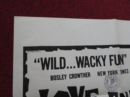 LOVE AND LARCENY FOLDED US ONE SHEET POSTER VITTORIO GASSMAN 1960 - Rendezvous Cinema