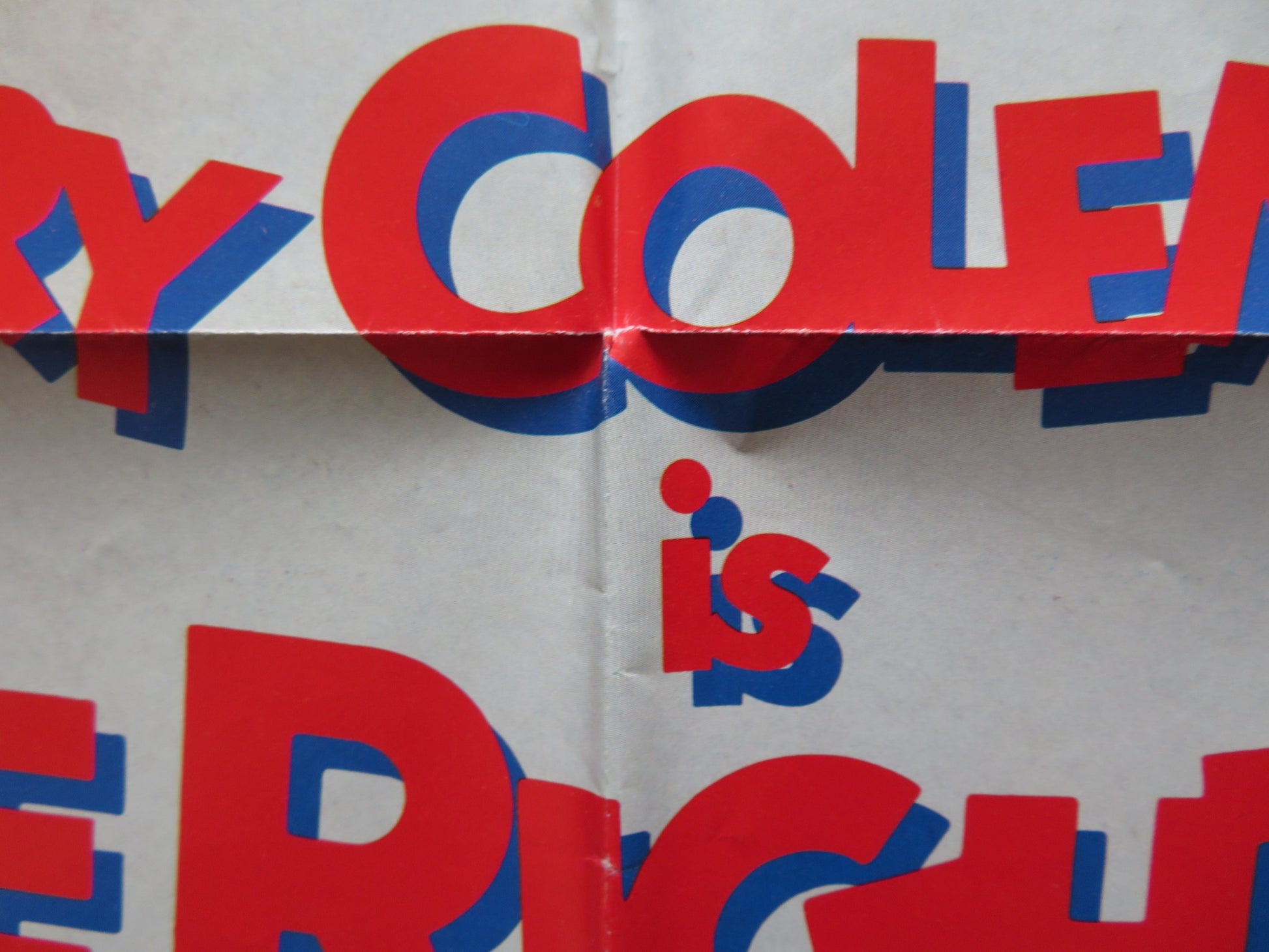 ON THE RIGHT TRACK FOLDED US ONE SHEET POSTER GARY COLEMAN 1981 - Rendezvous Cinema