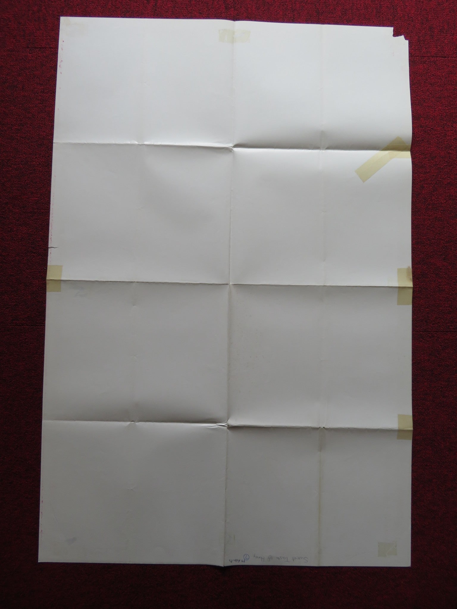 SWEET TASTE OF HONEY FOLDED US ONE SHEET POSTER SANDRA MARTIN 1976 - Rendezvous Cinema