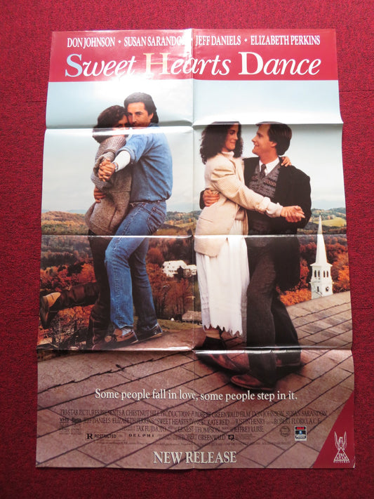 SWEET HEARTS DANCE FOLDED US ONE SHEET POSTER DON JOHNSON 1988 - Rendezvous Cinema